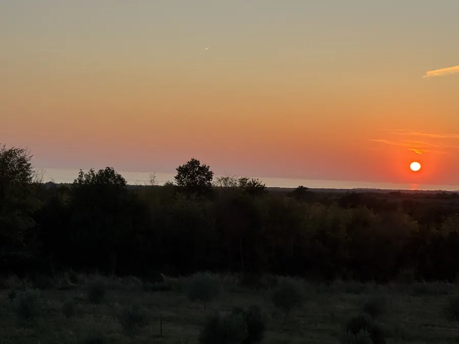Sonnenuntergang über dem Meer